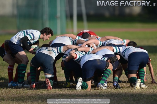 2014-11-02 CUS PoliMi Rugby-ASRugby Milano 0420